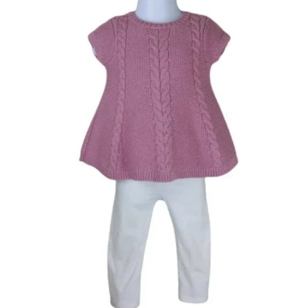 First Impression 2 Pcs Set Sweater & Leggings Set Size 12mos